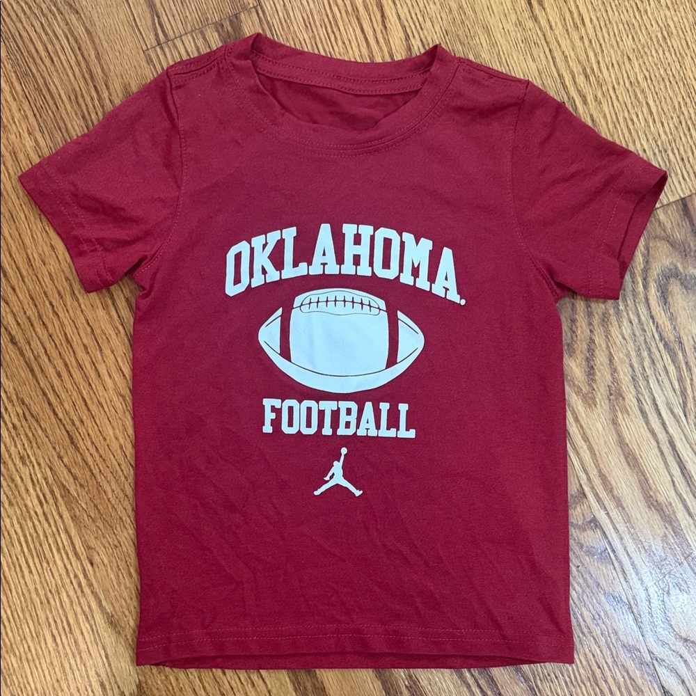 Oklahoma Sooners Jordan Dri-Fit Shirt. Size 4T. Like New Condition.